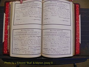 Richmond Marriages, Book GG, 1911-1912 P 172-173.JPG