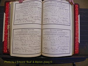 Richmond Marriages, Book GG, 1911-1912 P 214-215.JPG