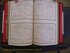 Richmond Marriages, Book GG, 1911-1912 P 216-217.JPG
