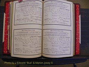 Richmond Marriages, Book GG, 1911-1912 P 218-219.JPG