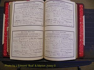 Richmond Marriages, Book GG, 1911-1912 P 254-255.JPG