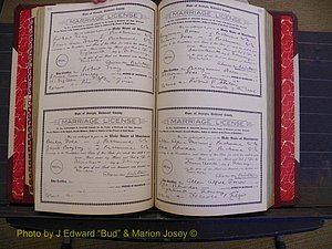 Richmond Marriages, Book GG, 1911-1912 P 256-257.JPG