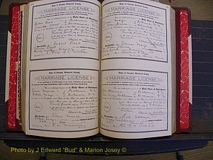 Richmond Marriages, Book GG, 1911-1912 P 264-265.JPG