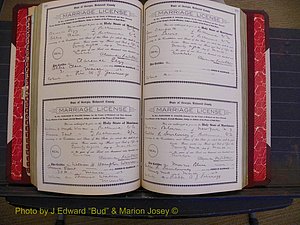 Richmond Marriages, Book GG, 1911-1912 P 298-299.JPG