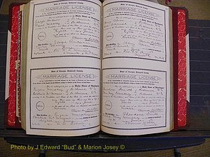Richmond Marriages, Book GG, 1911-1912 P 384-385.JPG