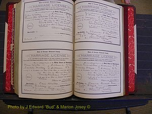 Richmond Marriages, Book GG, 1911-1912 P 460-461.JPG