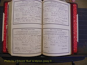 Richmond Marriages, Book GG, 1911-1912 P 462-463.JPG