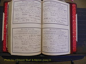 Richmond Marriages, Book GG, 1911-1912 P 464-465.JPG
