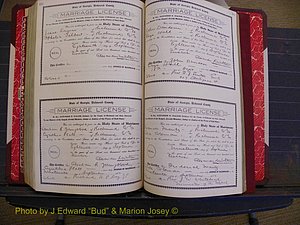 Richmond Marriages, Book GG, 1911-1912 P 486-487.JPG