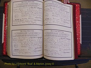 Richmond Marriages, Book GG, 1911-1912 P 492-493.JPG