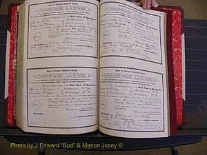 Richmond Marriages, Book GG, 1911-1912 P 494-495.JPG
