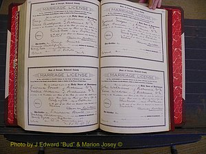 Richmond Marriages, Book GG, 1911-1912 P 498-499.JPG