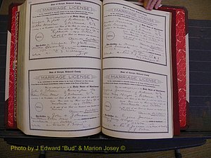 Richmond Marriages, Book GG, 1911-1912 P 524-525.JPG