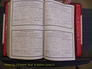 Richmond Marriages, Book GG, 1911-1912 P 542-543.JPG