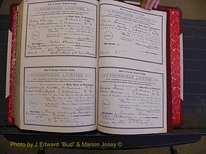 Richmond Marriages, Book GG, 1911-1912 P 582-583.JPG