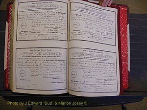 Richmond Marriages, Book GG, 1911-1912 P 592-593.JPG