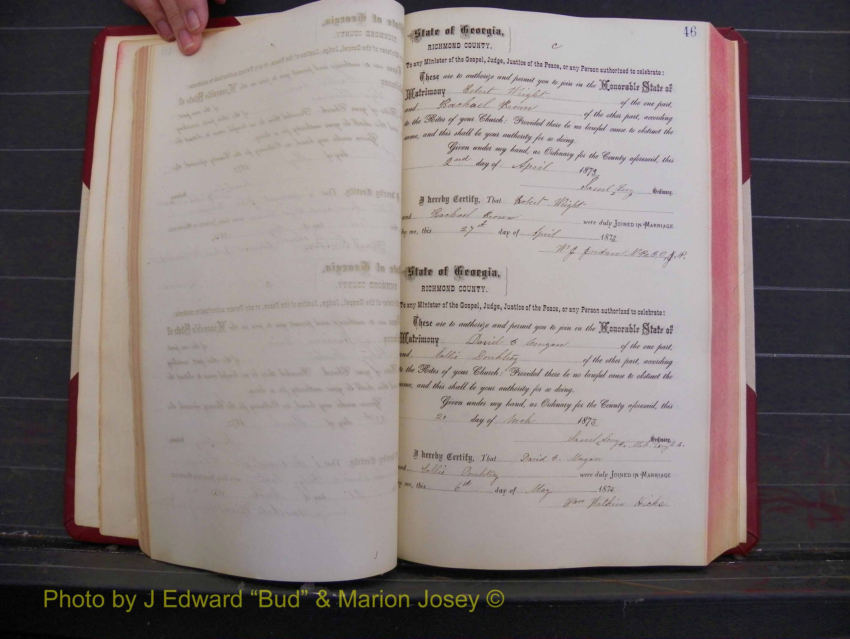 Richmond Marriages, Book H, 1868-1875 P 046.JPG