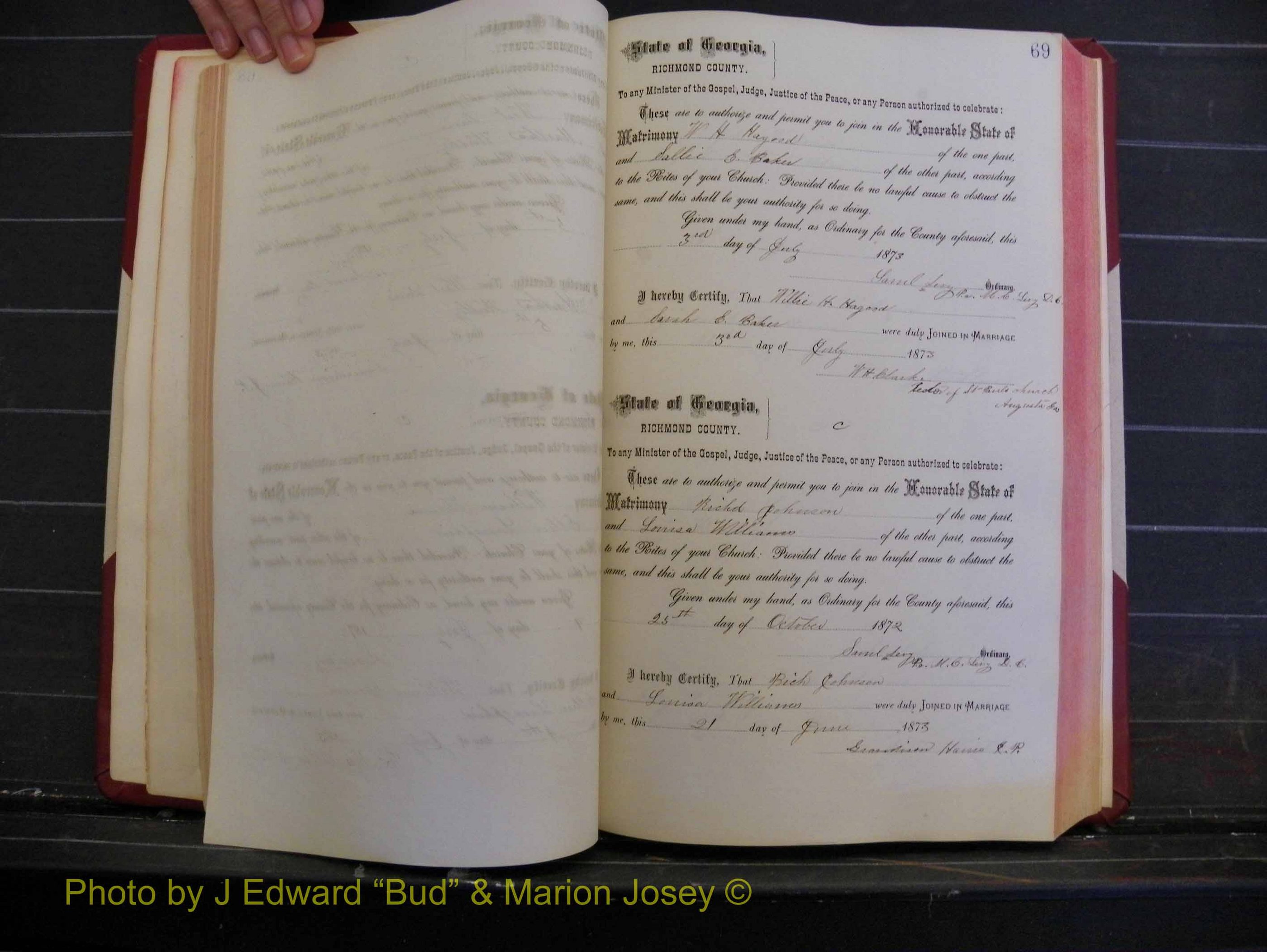 Richmond Marriages, Book H, 1868-1875 P 069.JPG
