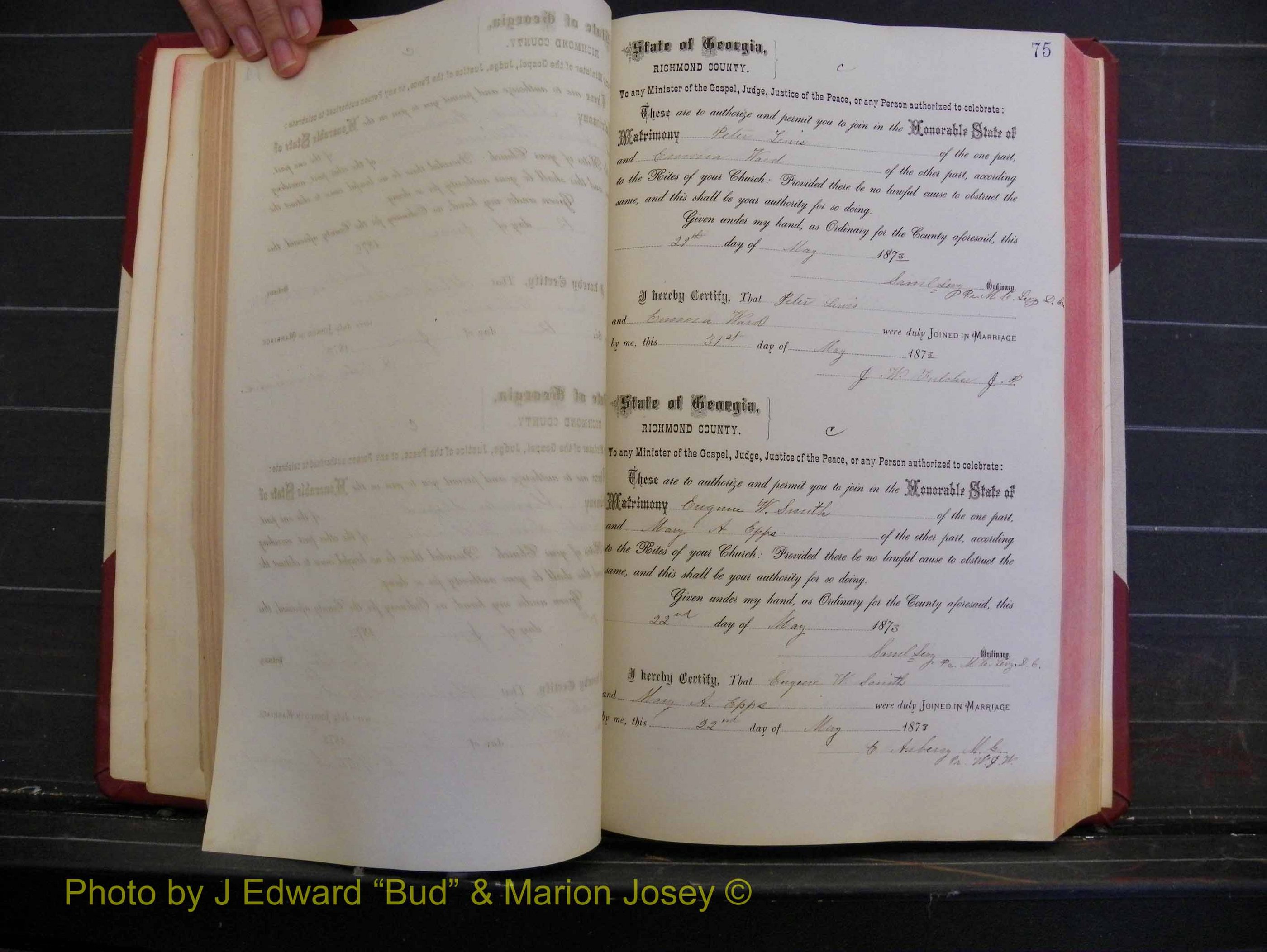 Richmond Marriages, Book H, 1868-1875 P 075.JPG