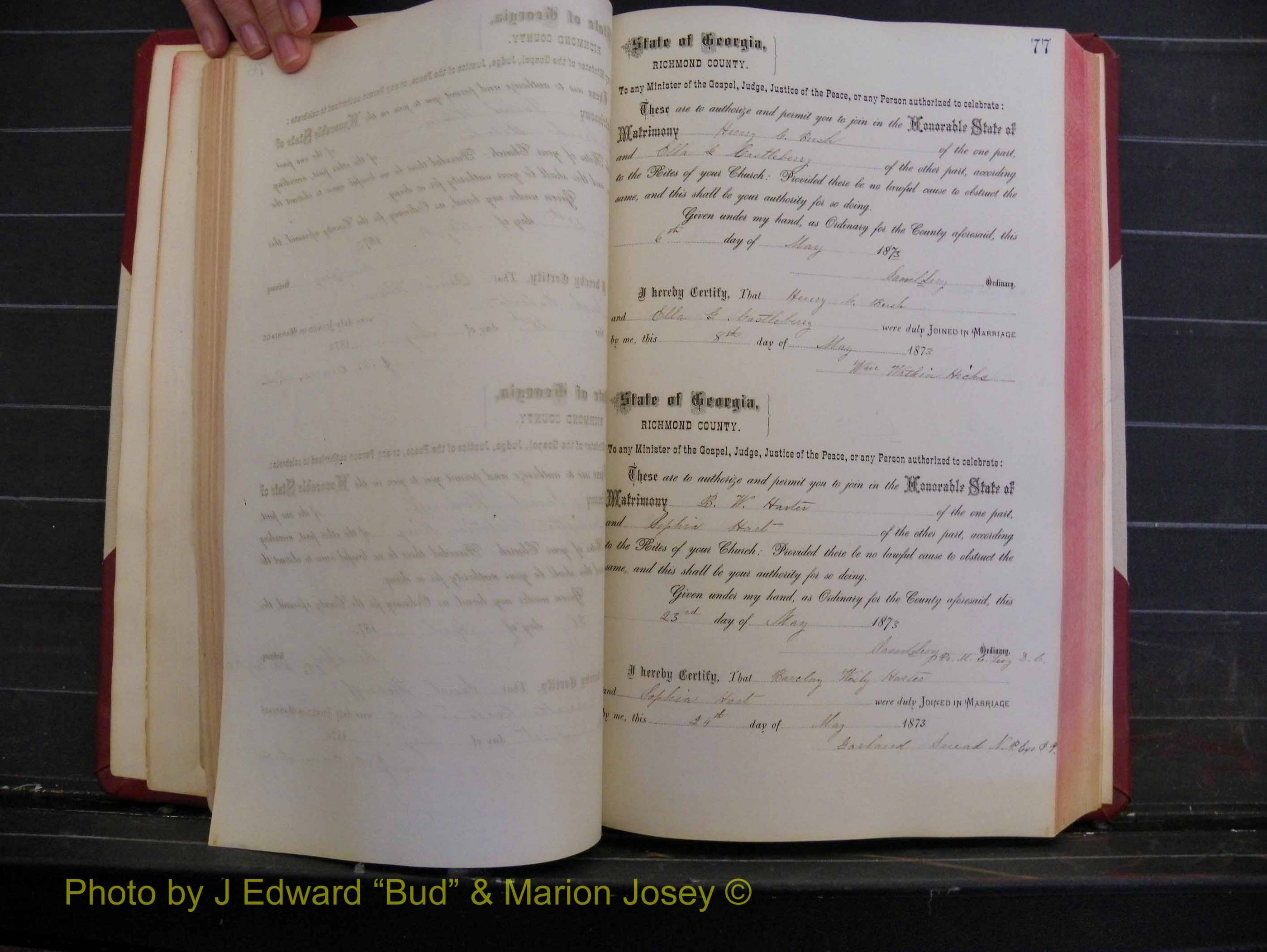 Richmond Marriages, Book H, 1868-1875 P 077.JPG