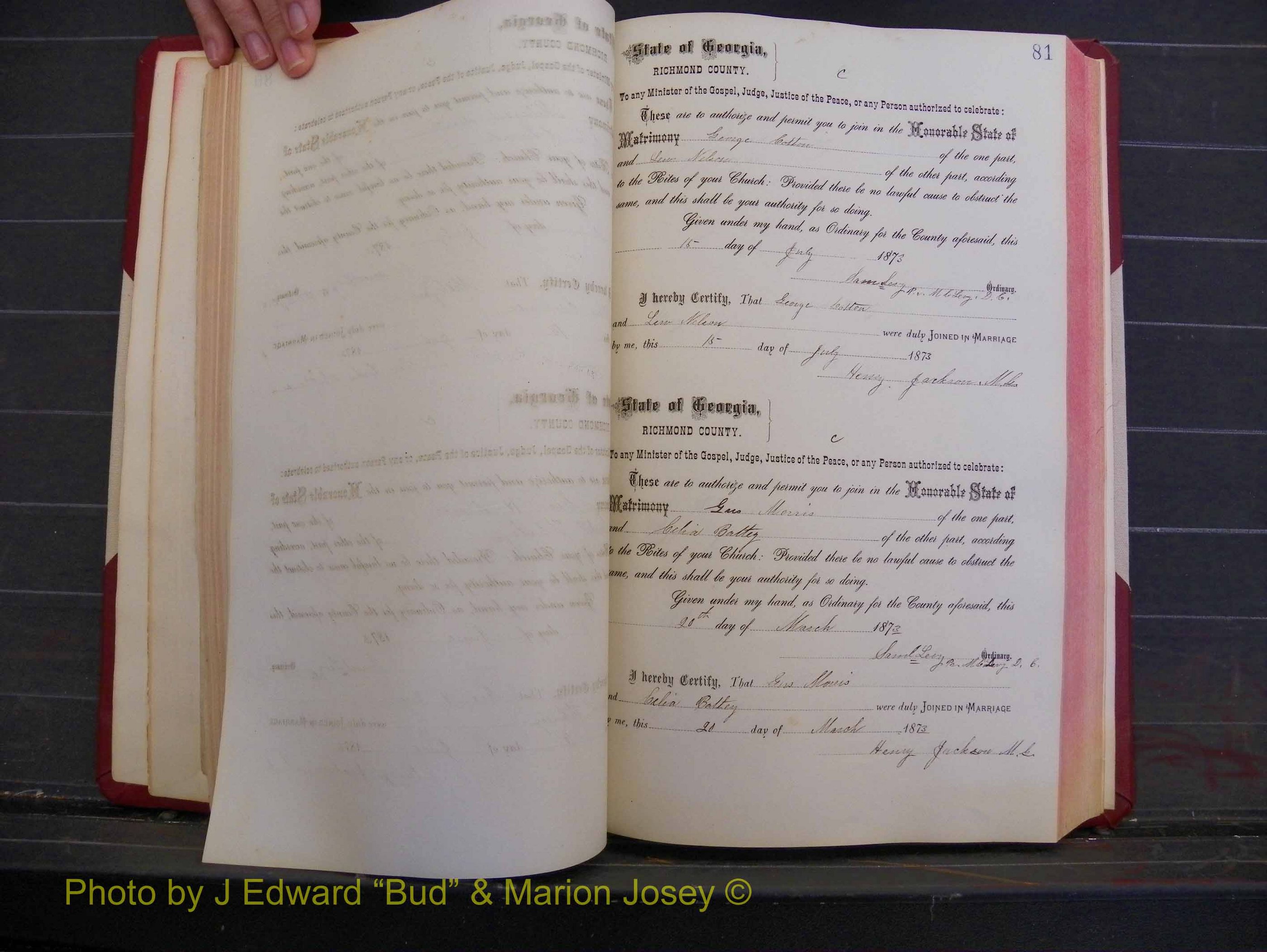 Richmond Marriages, Book H, 1868-1875 P 081.JPG