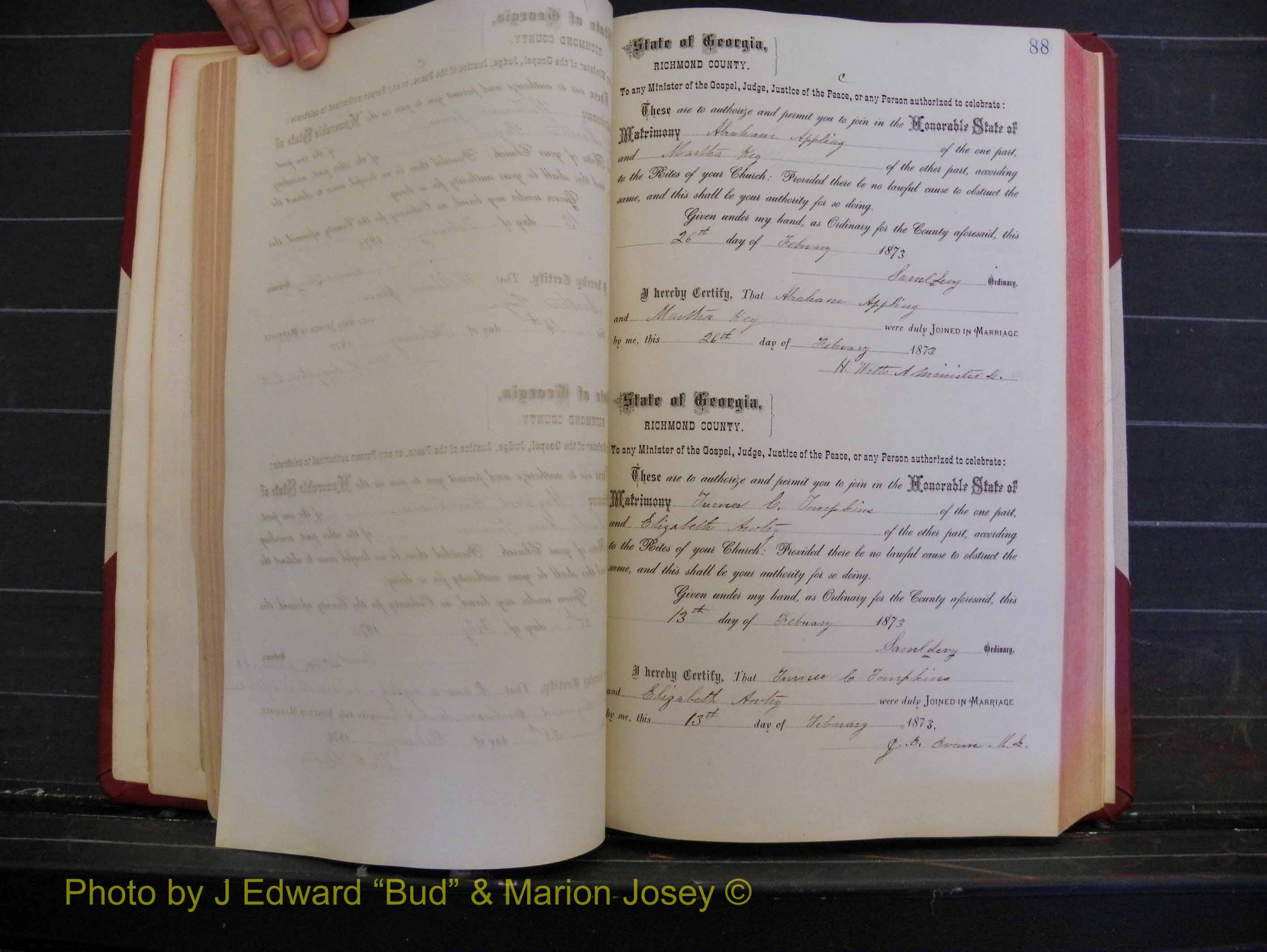Richmond Marriages, Book H, 1868-1875 P 088.JPG