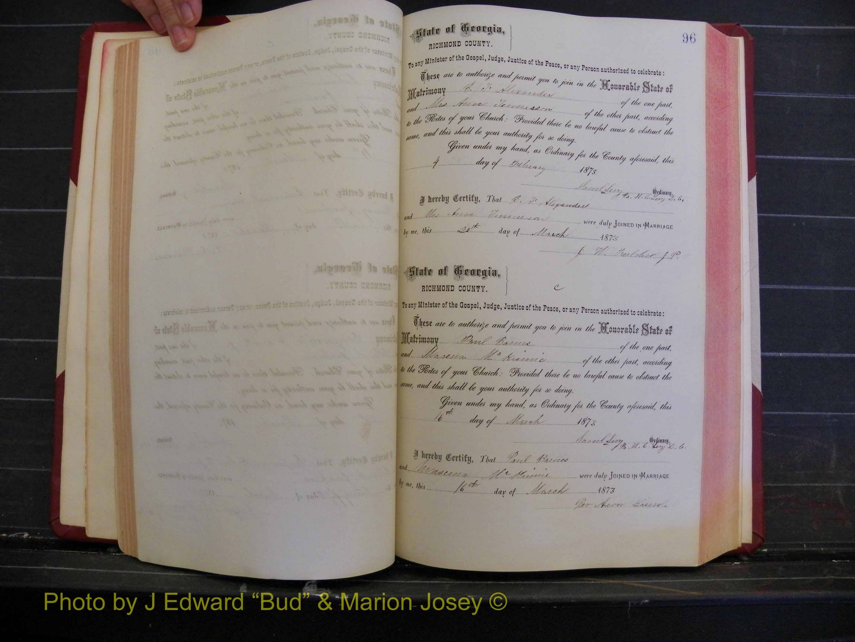 Richmond Marriages, Book H, 1868-1875 P 096.JPG