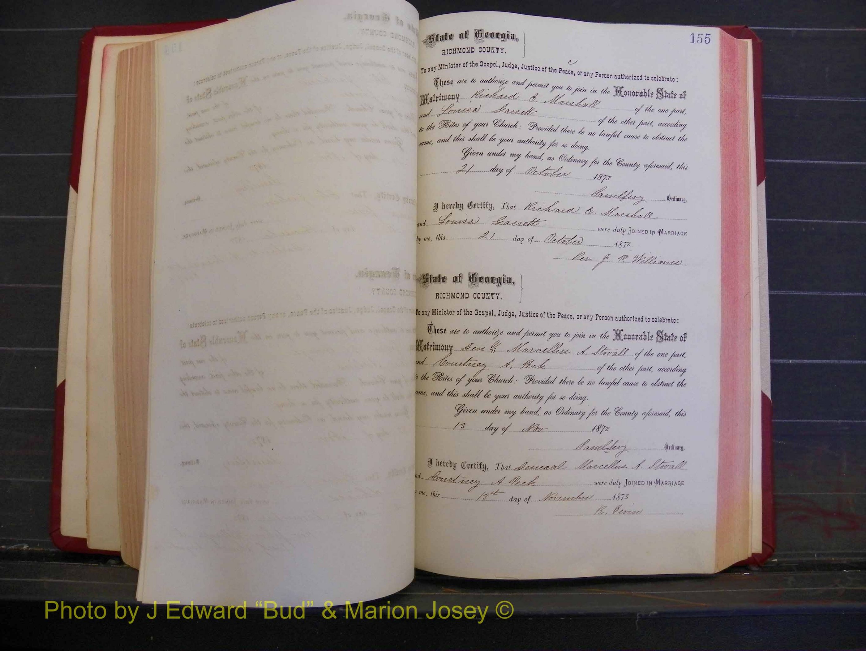 Richmond Marriages, Book H, 1868-1875 P 155.JPG