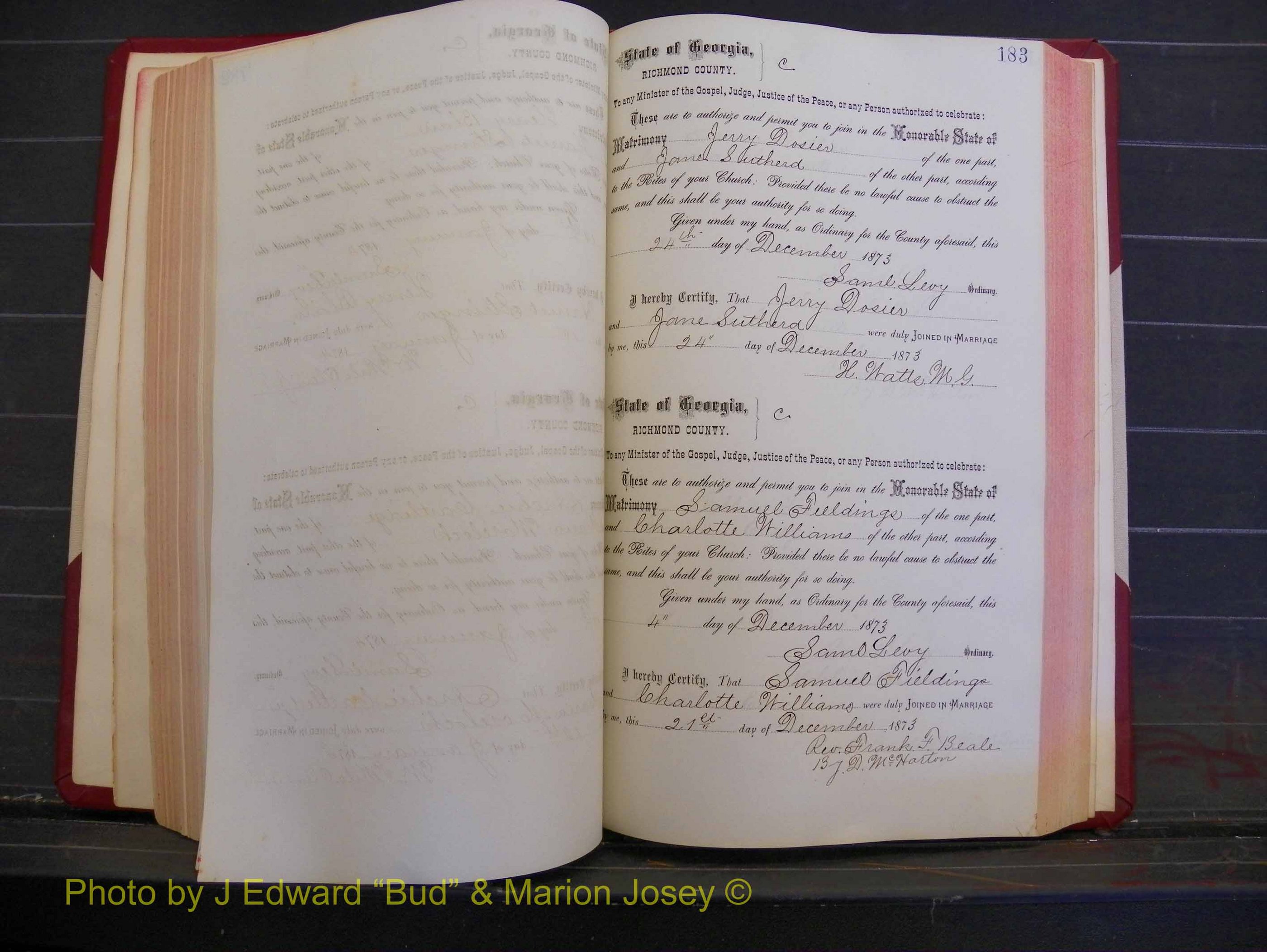 Richmond Marriages, Book H, 1868-1875 P 183.JPG