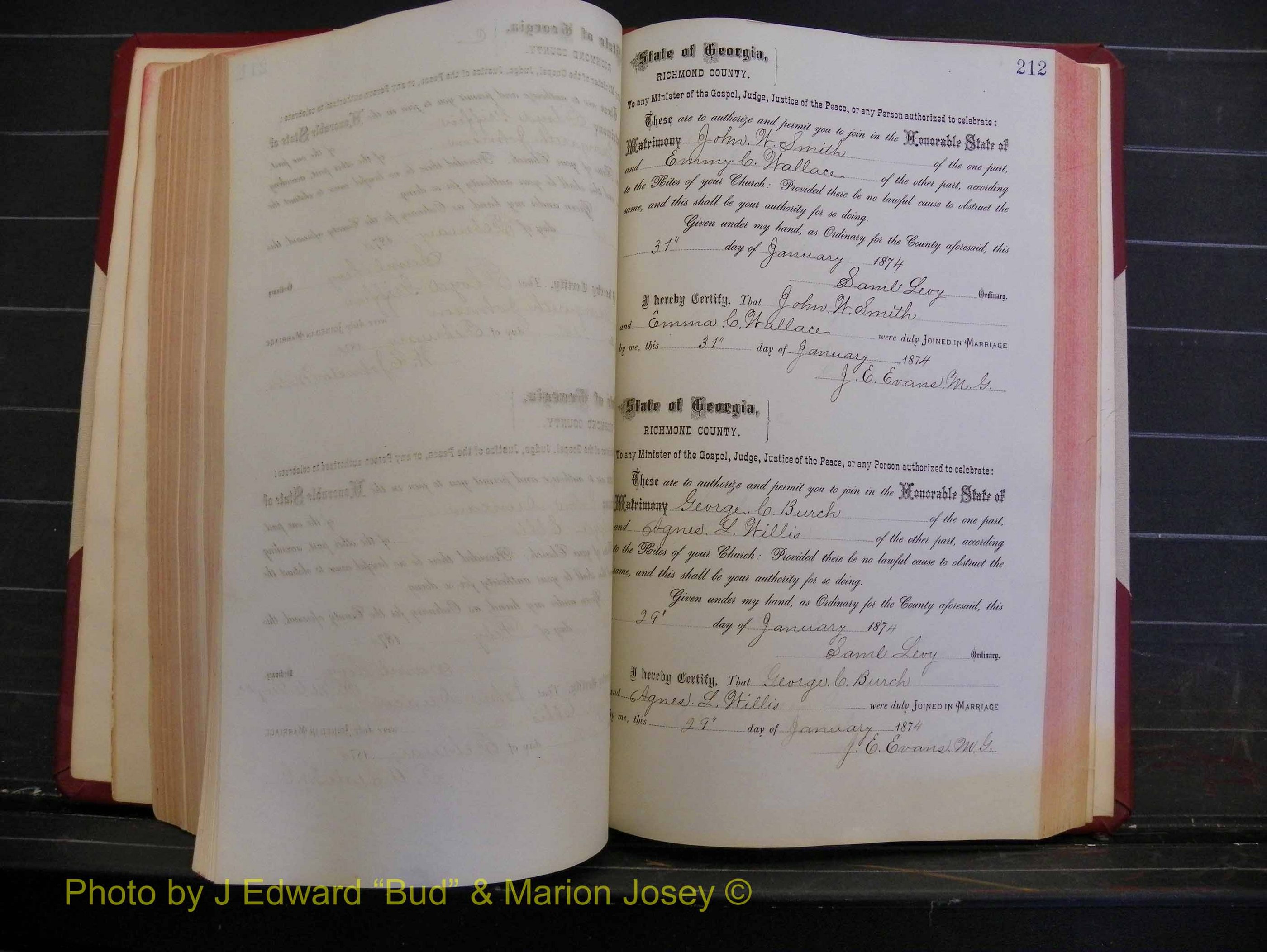 Richmond Marriages, Book H, 1868-1875 P 212.JPG