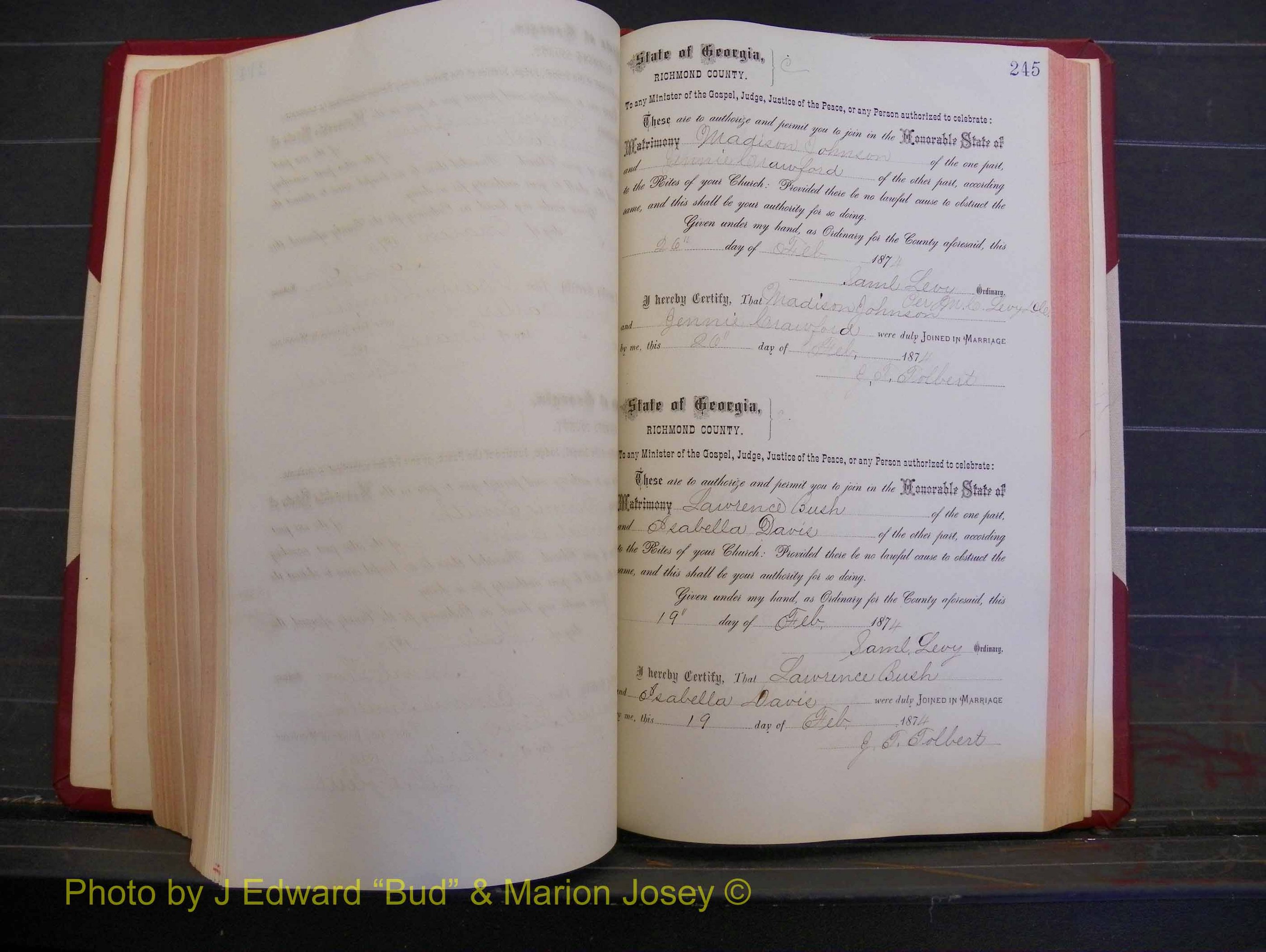 Richmond Marriages, Book H, 1868-1875 P 245.JPG