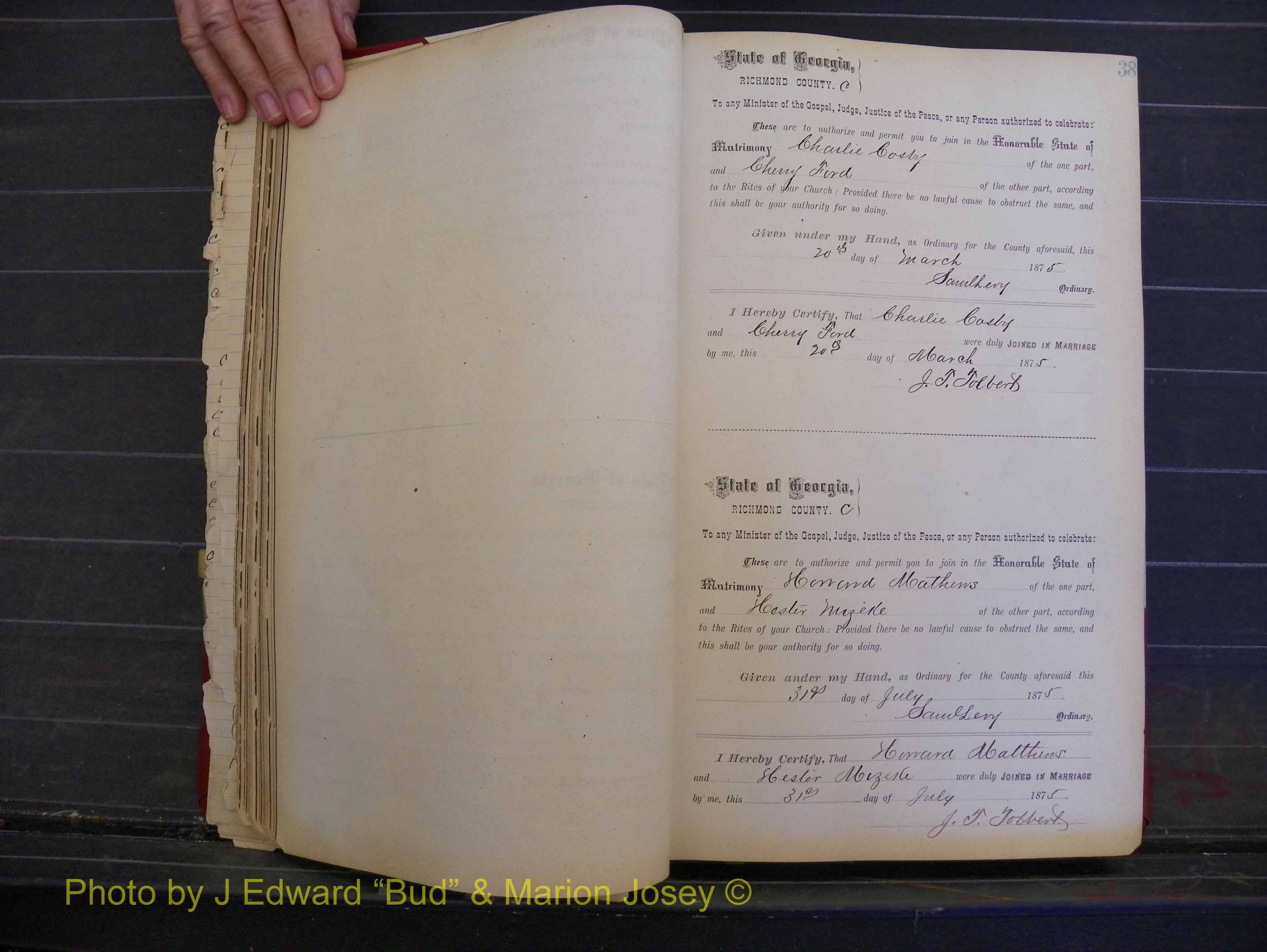 Richmond Marriages, Book I, 1868-1881 P 038.JPG