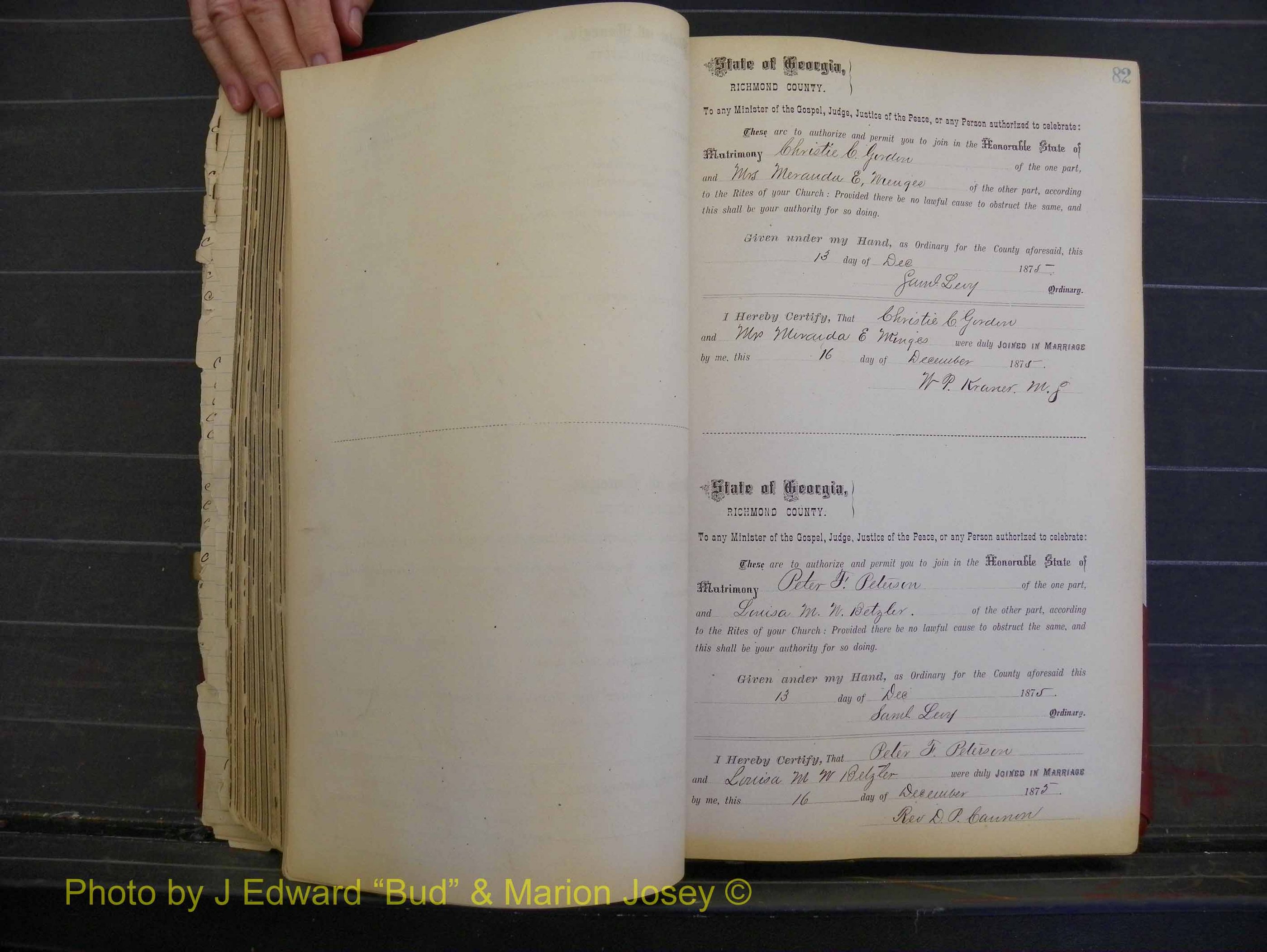 Richmond Marriages, Book I, 1868-1881 P 082.JPG