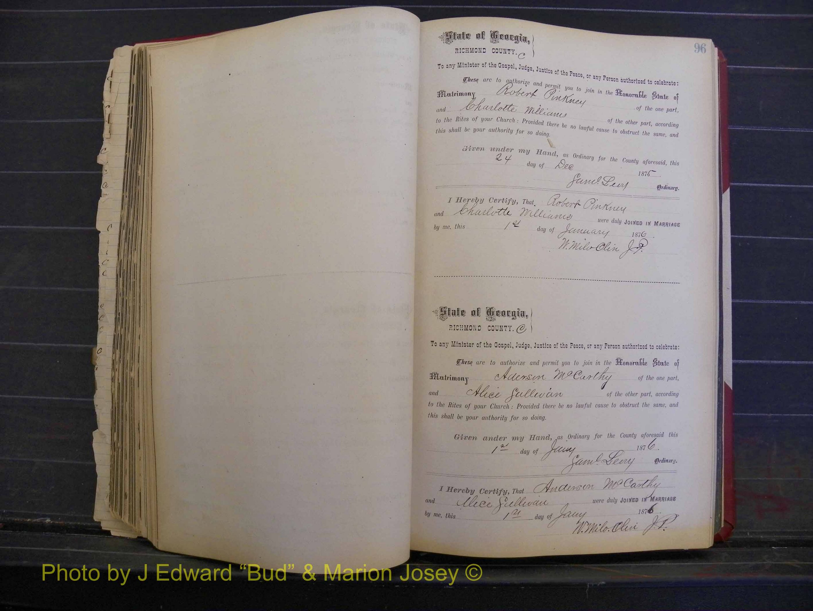Richmond Marriages, Book I, 1868-1881 P 096.JPG