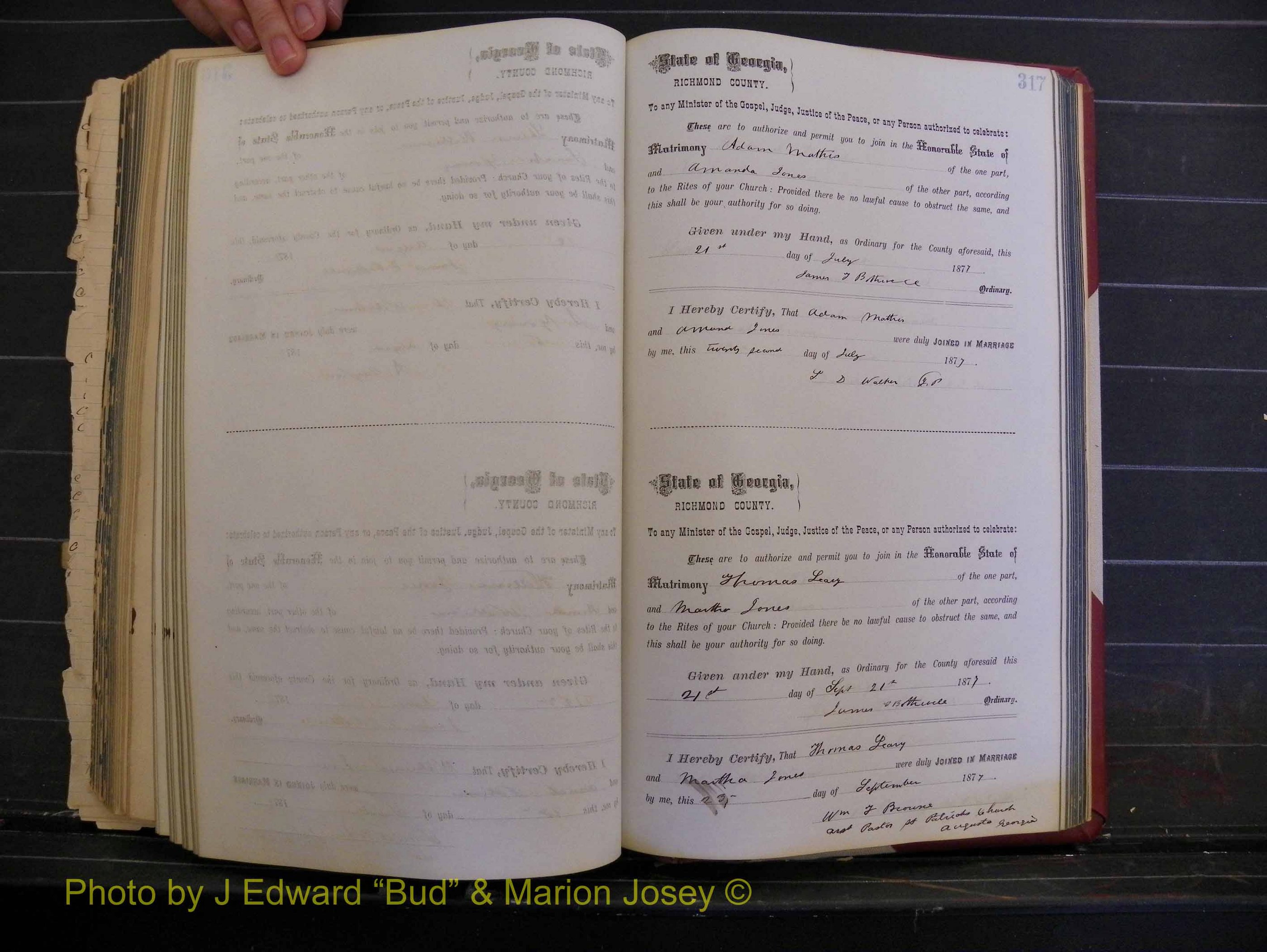 Richmond Marriages, Book I, 1868-1881 P 317.JPG