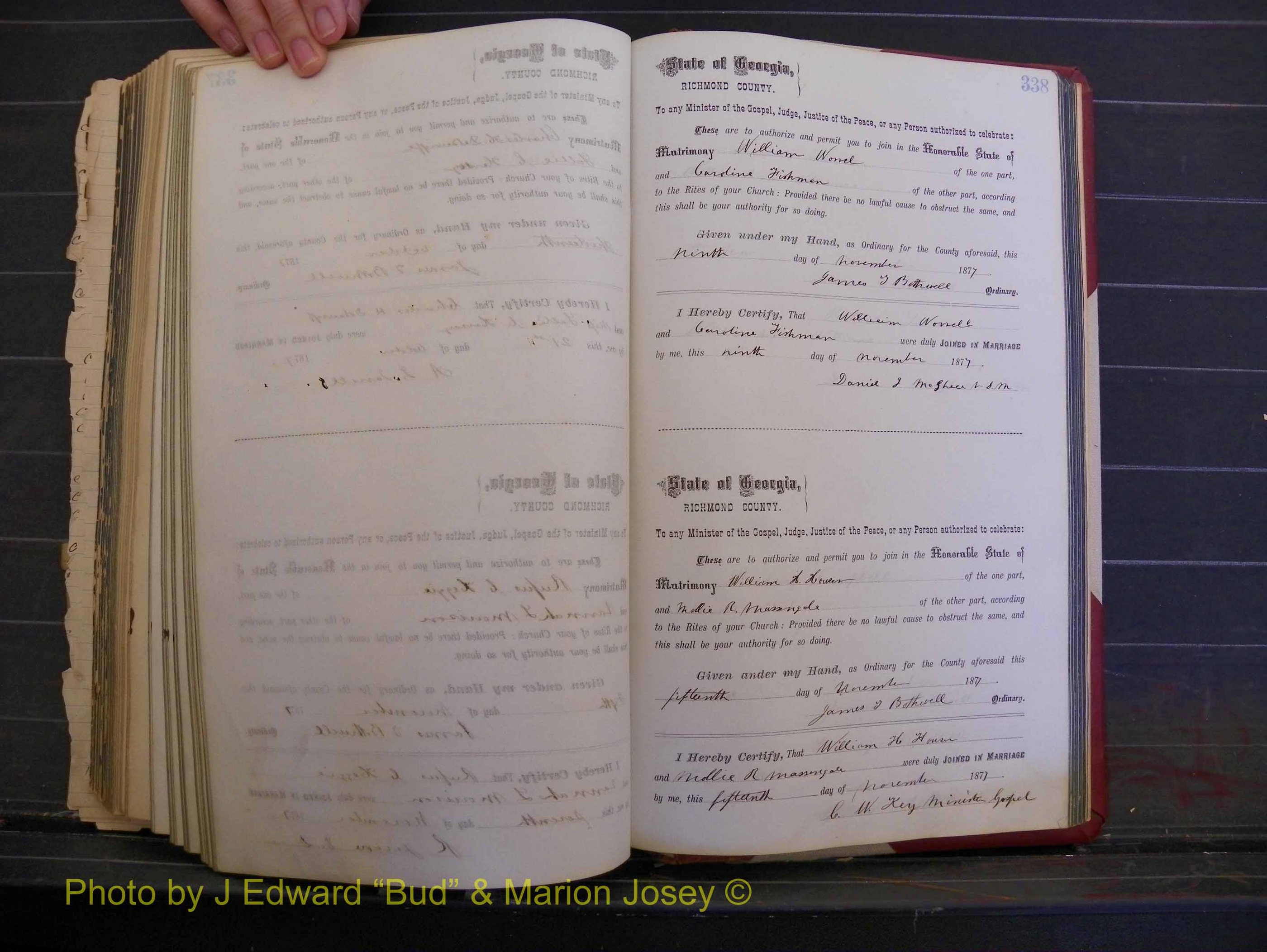 Richmond Marriages, Book I, 1868-1881 P 338.JPG