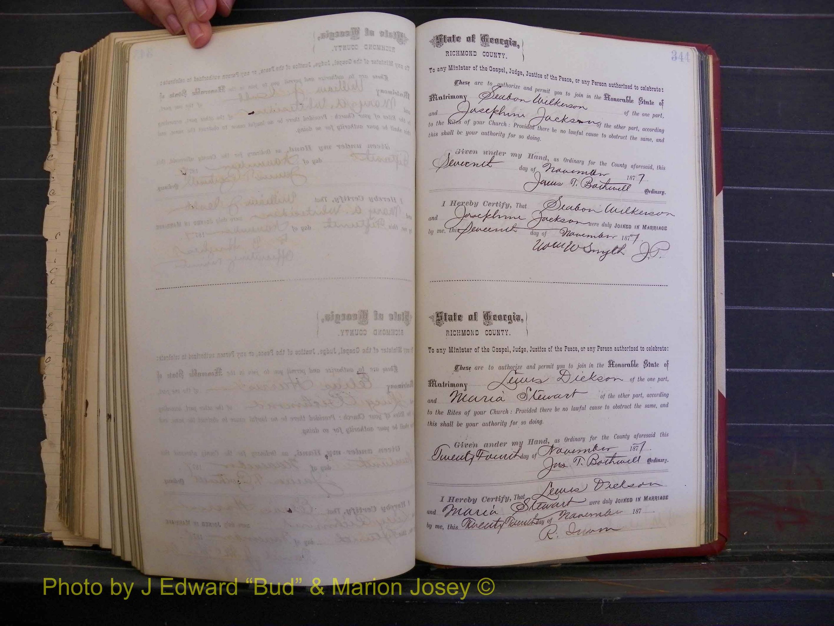 Richmond Marriages, Book I, 1868-1881 P 344.JPG