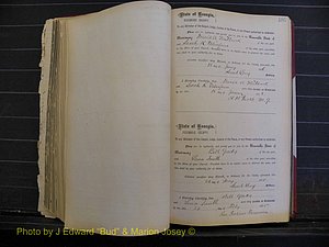 Richmond Marriages, Book I, 1868-1881 P 105.JPG