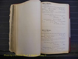 Richmond Marriages, Book I, 1868-1881 P 106.JPG