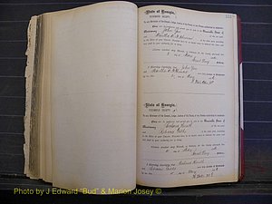 Richmond Marriages, Book I, 1868-1881 P 153.JPG