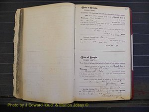 Richmond Marriages, Book I, 1868-1881 P 157.JPG