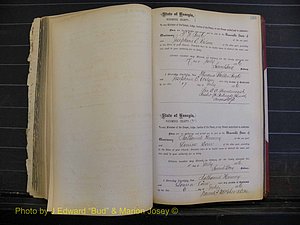 Richmond Marriages, Book I, 1868-1881 P 166.JPG