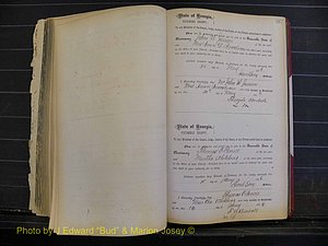 Richmond Marriages, Book I, 1868-1881 P 167.JPG