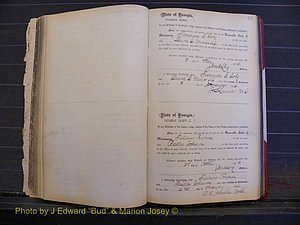 Richmond Marriages, Book I, 1868-1881 P 181.JPG