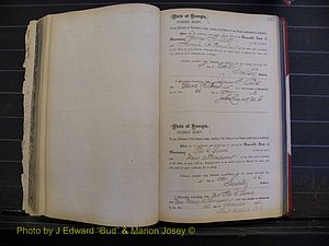 Richmond Marriages, Book I, 1868-1881 P 195.JPG