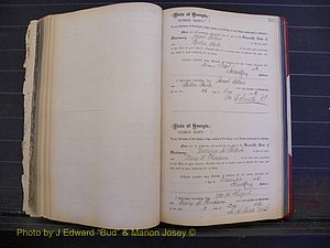 Richmond Marriages, Book I, 1868-1881 P 205.JPG