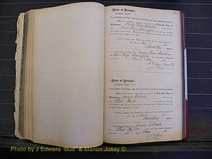 Richmond Marriages, Book I, 1868-1881 P 213.JPG