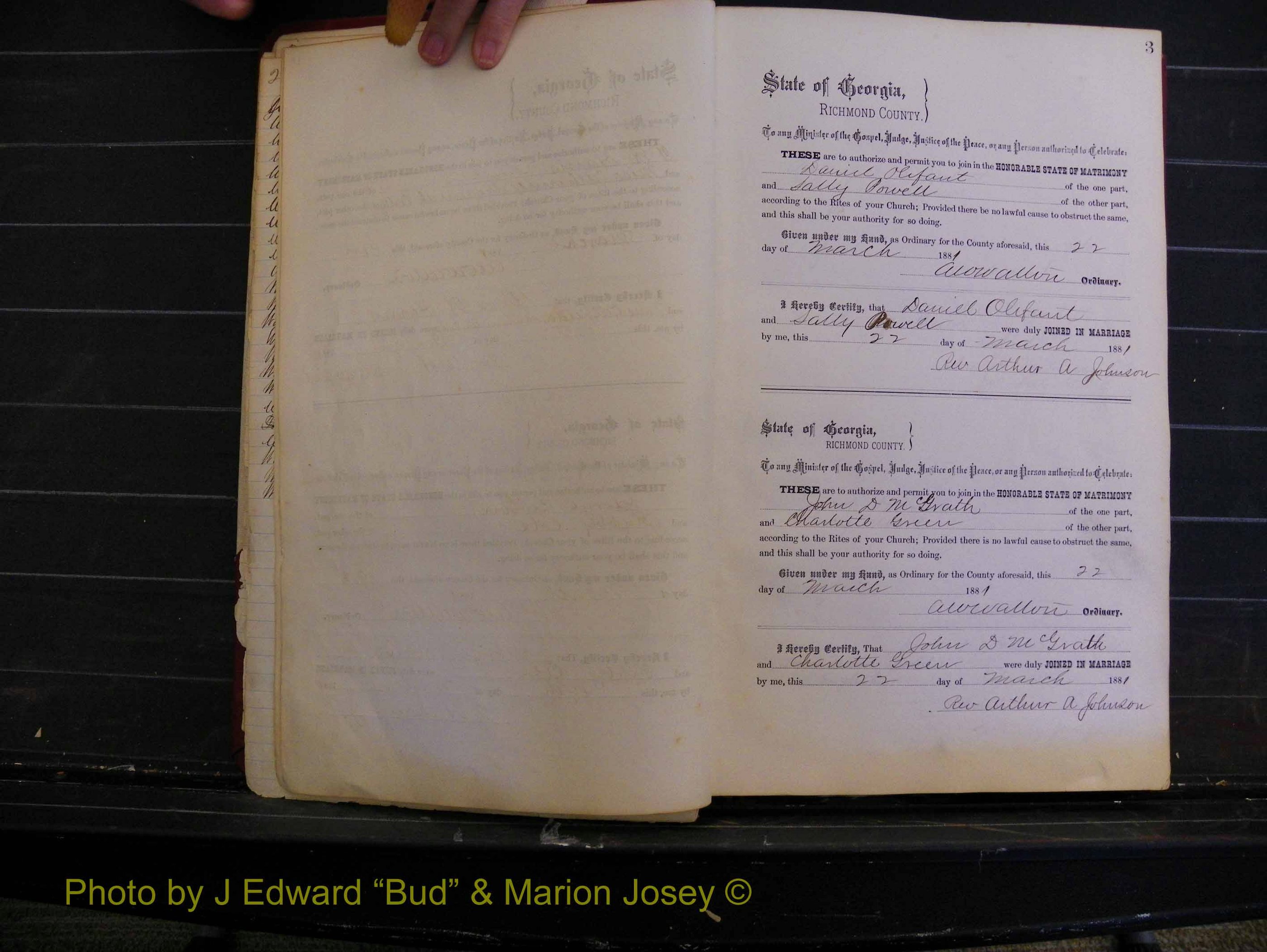 Richmond Marriages, Book K, 1876-1882 P 003.JPG