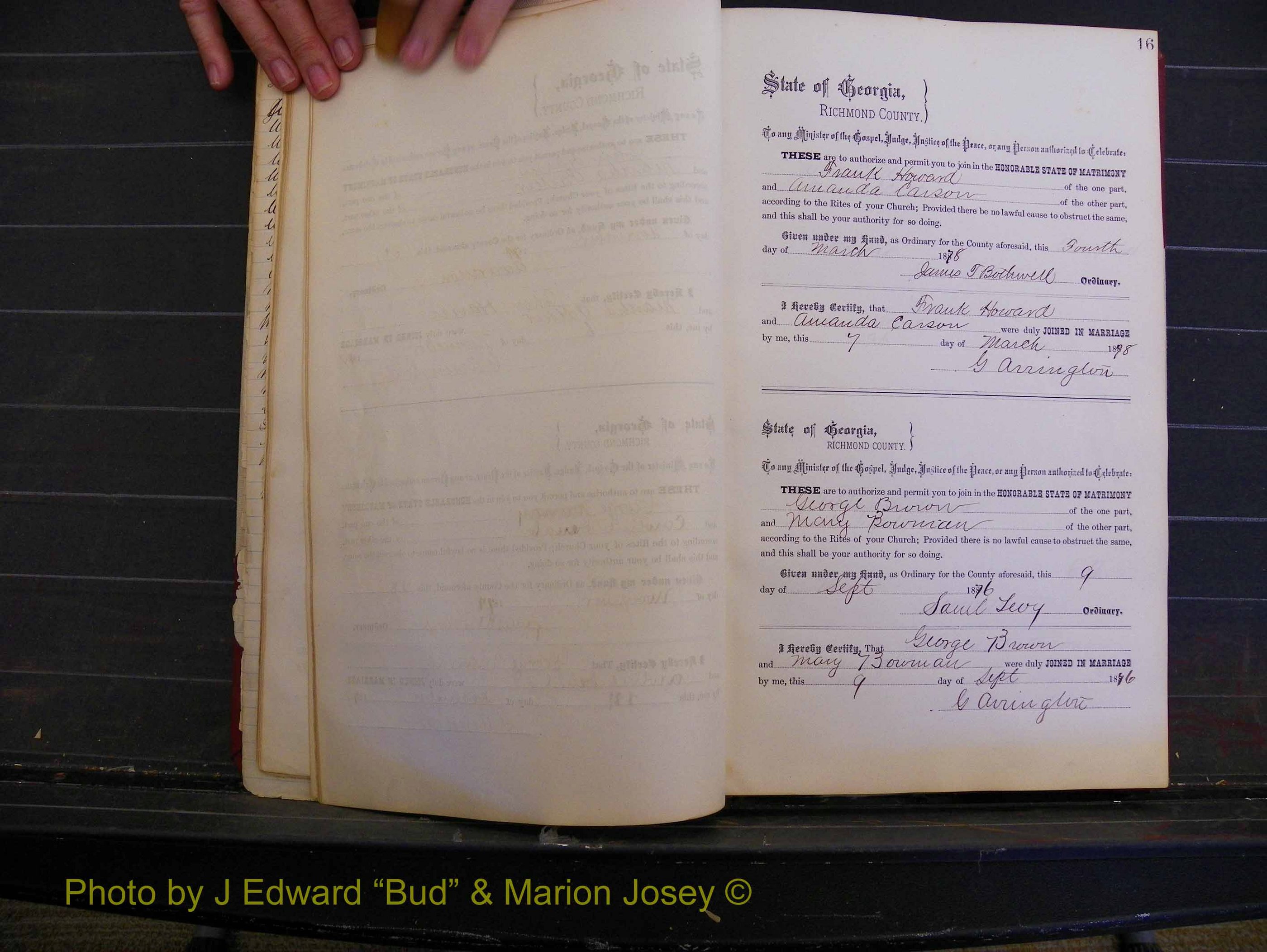 Richmond Marriages, Book K, 1876-1882 P 016.JPG