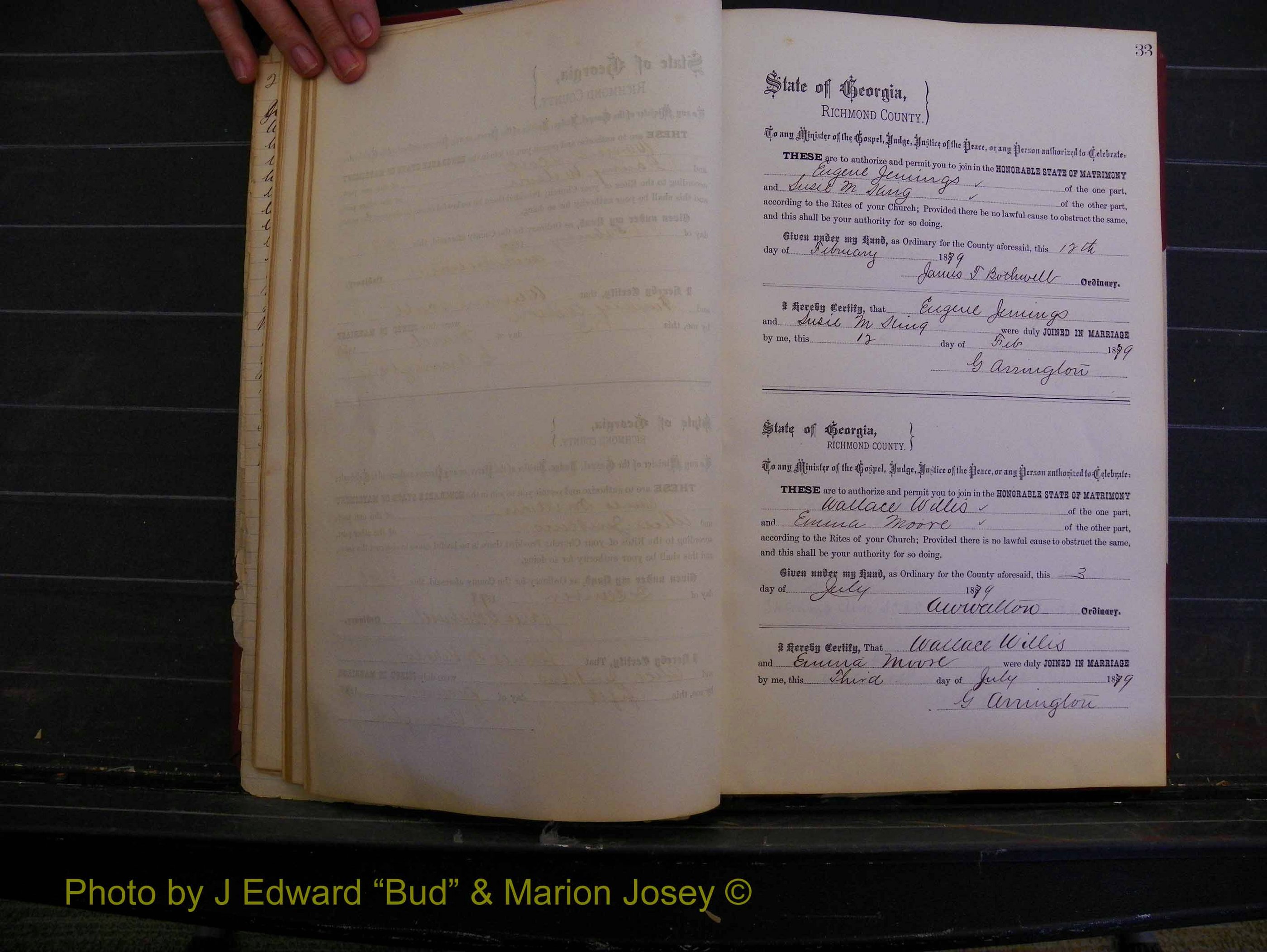 Richmond Marriages, Book K, 1876-1882 P 033.JPG